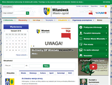 Tablet Screenshot of milanowek.eu