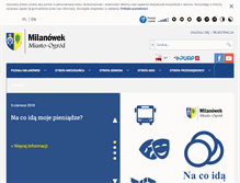 Tablet Screenshot of milanowek.pl